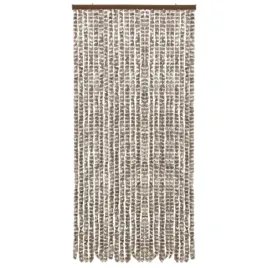 zaslona-przeciwowadom-szenilowa-regulowana-100x220-cm-szarobrazowo-biala