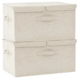 pojemniki-do-przechowywania-skladane-2-przegrody-kremowe-50x30x25-cm