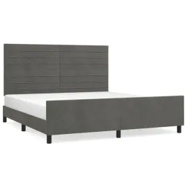 rama-lozka-z-zaglowkiem-aksamitna-ciemnoszara-203-x-186-x-118-128-cm