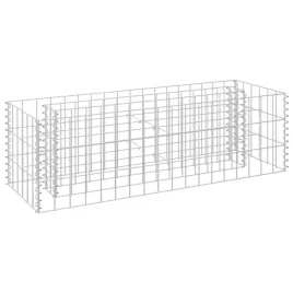 donica-gabionowa-podwyzszona-90x30x30cm-stal-galwanizowana-srebrna