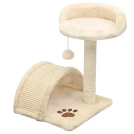 drapak-dla-kota-z-pluszowa-kuleczka-bezowo-brazowy-30-x-30-x-40-cm