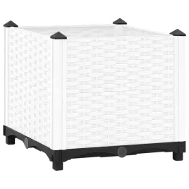 donica-ogrodowa-z-polipropylenu-wzor-rattan-biala-40x40x38-cm