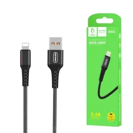kabel-usb-wzmacniany-oplot-iphone-denmen-czarny-1m-d02l-uszkodzone-pudelk
