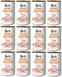 brit-mono-protein-turkey-12-x-400-g-monobialkowa-mokra-karma-z-indykiem-psy
