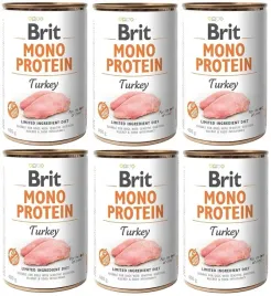 brit-mono-protein-turkey-6-x-400-g-monobialkowa-mokra-karma-z-indykiem-psy