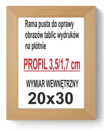 ramka-rama-20x30-pusta-35cm-17cm-do-obrazow-tablic-malarskich-sosna