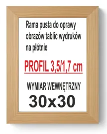 ramka-rama-30x30-pusta-35cm-17cm-do-obrazow-tablic-malarskich-sosna