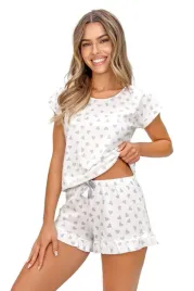 pizama-damska-donna-love-short-serca-rozmiar-m-kolor-kremowy