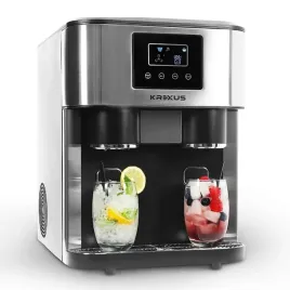 kostkarka-kruszarka-lodu-3w1-dystrybutor-wody-krexus-18kg-24h-inox-380w