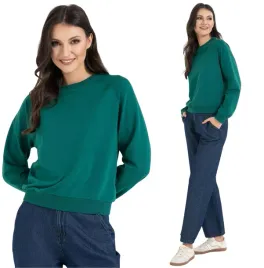 bluza-damska-dresowa-bawelniana-klasyczny-kroj-sciagacz-turkusowa-moraj-xl