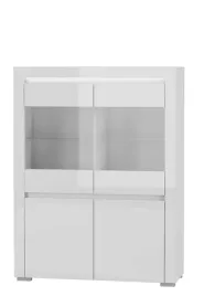 nowoczesna-witryna-106cm-grafit-bialy-alka-aw1