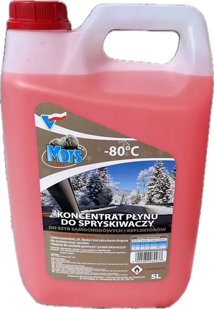 Koncentrat płynu do spryskiwaczy zimowy -80C GUMA BALONOWA 5L.