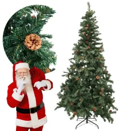 choinka-sztuczna-z-szyszkami-swiateczna-220-cm-x-120-cm-premium-stojak