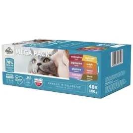frendi-mokra-karma-dla-kota-mix-miesno-rybnych-smakow-w-galaretce-48100g