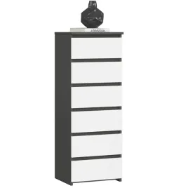 komoda-do-salonu-szafka-cl6-40-cm-6-szuflad-nowoczesna-wysoka-grafit-biala