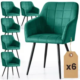 6x-krzeslo-welurowe-tapicerowane-do-salonu-luxano-butelkowa-zielen-czarne