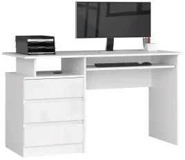 wolnostojace-biurko-bialy-polysk-3-szuflady-135-cm