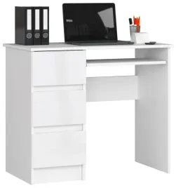 biurko-komputerowe-biale-polysk-3-szuflady-90-cm