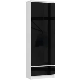pojemny-regal-biel-czarny-60-cm-2-drzwi-1-szuflada