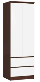 szafa-do-garderoby-2-szuflady-1-drazek-wenge-biala