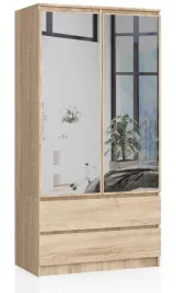 szafa-dla-dziecka-sonoma-z-lustrem-4-polki-90-cm