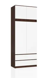 pojemna-szafa-do-pokoju-dziecka-234-cm-wenge-biala