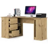 biurko-narozne-komputerowe-dab-artisan-155-cm-stan-nowy