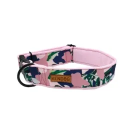 kendog-obroza-dla-psa-rozowe-moro-5cm-m-40-65cm