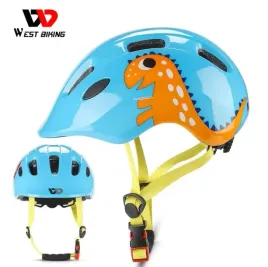 west-biking-kask-dzieciecy-niebieski-dinozaur-ochronny-na-rower-i-hulajnoge