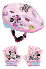 kask-rowerowy-rekawiczki-na-rower-hulajnoge-disney-myszka-minnie-miki