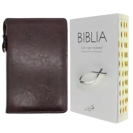 biblia-szara-z-rybka-paginowana-w-kasztanowym-etui