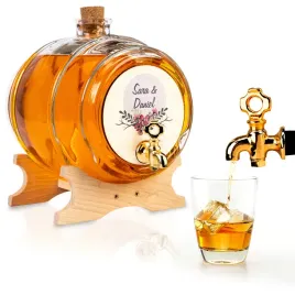 beczka-karafka-na-alkohol-whisky-wesele-4l-tabliczka-personalizowany-nadruk