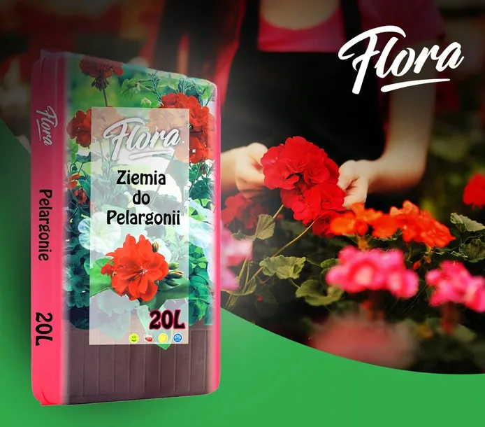 ziemia-do-pelargonii-20l-flora-pojemnosc-20-l