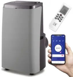 designerski-klimatyzator-przenosny-szary-35kw-klimatyzacja-kalorik-wifi