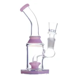 bongo-szklane-z-filtracja-fajka-wodna-rozowe-male-mini-dyfuzor-16cm-145mm