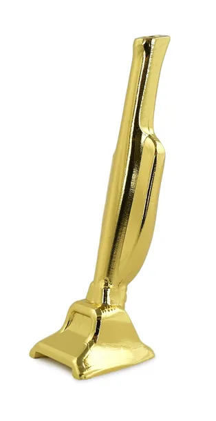 SNORTER RURKA DO TABAKI ODKURZACZ 5,6cm ZŁOTY