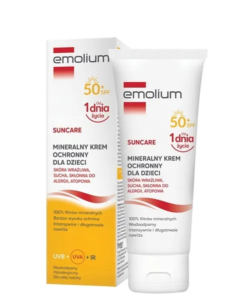 EMOLIUM SUNCARE Mineralny krem ochronny SPF50+ 50 ml