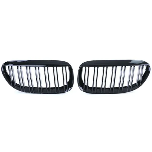 grill-nerki-bmw-e63-04-10-m-style-glossy-black-marka-mandm-stan-nowy