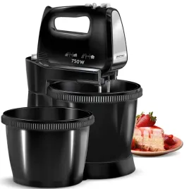 mikser-reczny-2-misy-obrotowe-zestaw-czarny-mpm-mmr-22z-c-750w