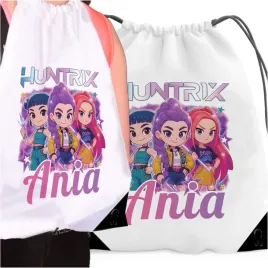 bialy-worek-plecak-dla-dziecka-z-imieniem-demon-hunters-huntrix-kpop