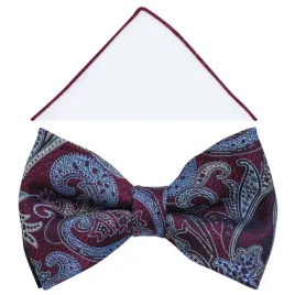 bordowo-blekitna-muszka-we-wzor-paisley-a364