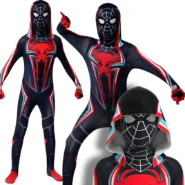 stroj-przebranie-czlowiek-pajak-spider-2099-bal-karnawal-halloween-128-134