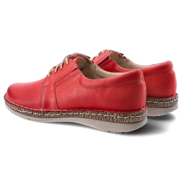 polbuty-wasak-0537-czerwony-zapiecie-sznurowane-wsuwane