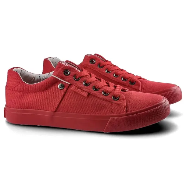trampki-big-star-aa274514-czerwony-wzor-dominujacy-bez-wzoru