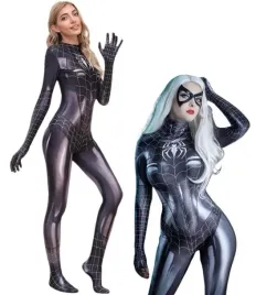 stroj-przebranie-spider-woman-black-cosplay-skin-festiwal-l-xl-170-176-cm