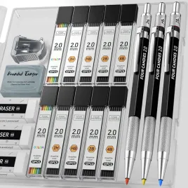 zestaw-olowkow-mechanicznych-wymienne-wklady-gumka-temperowka-3-sztuki