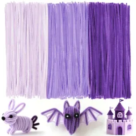 druciki-florystyczne-robotki-reczne-tworzenie-dekoracji-odcienie-fioletu