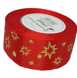 wstazka-metal-gwiazdki-38mm-18mb-czerwona-zloto-wtsgl38-050