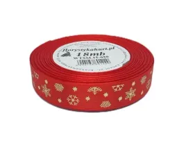 wstazka-metal-sniezynki-15mm-18mb-czerwona-zloto-wtssl15-050