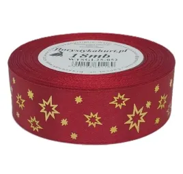 wstazka-metal-gwiazdki-25mm-18mb-czerwon-zloto-wtsgl25-052